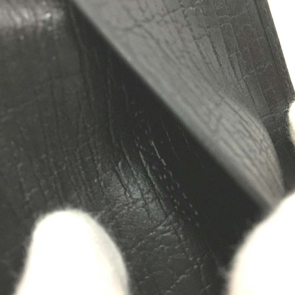 Gucci Black Guccissima Print Leather Tri-fold Key and Card holder - Picture 2 of 8